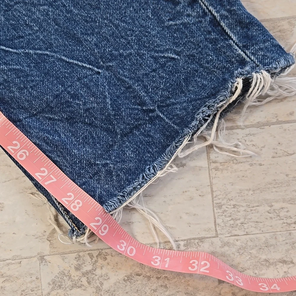 GRLFRND The Cassidy Straight Leg Blue Jeans Size 25 - Picture 15 of 16